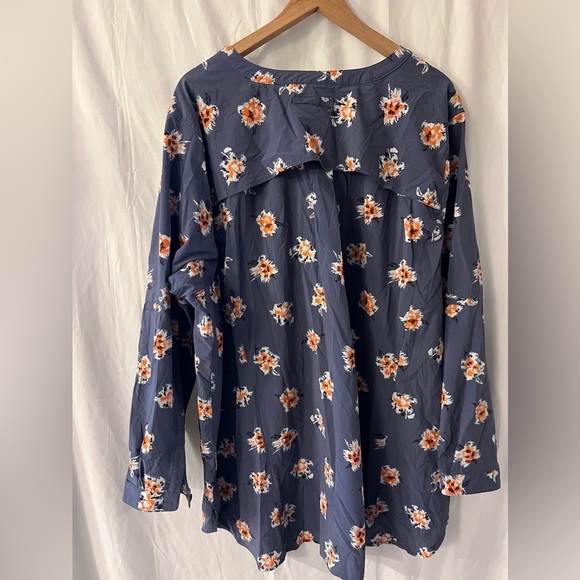 Duluth Trading Company plus size purple flower garden top size 3X - Picture 8 of 10